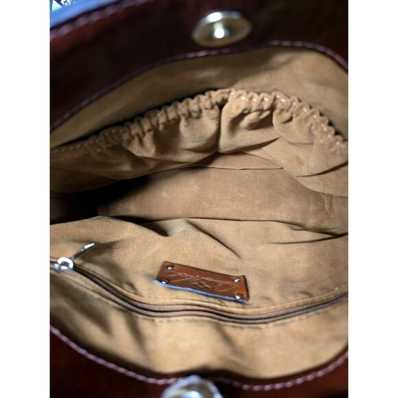 Patricia Nash 10th Anniversary Lundy Tote British Tan Tooled Leather NWOT P74833 - Picture 7 of 11